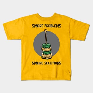 S'more Problems S'more Solotions Summer Camping Kids T-Shirt